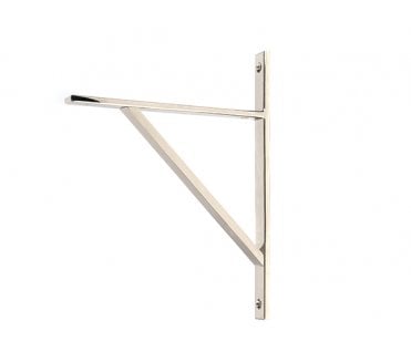 From The Anvil Chalfont Shelf Brackets - Polished Nickel
