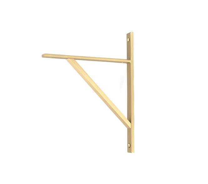 From The Anvil Chalfont Shelf Brackets - Satin Brass