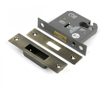 From The Anvil Euro Profile Mortice Dead Lock - Aged Brass