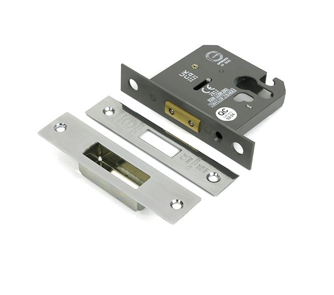 From The Anvil Euro Profile Mortice Dead Lock - Polished Stainless Steel