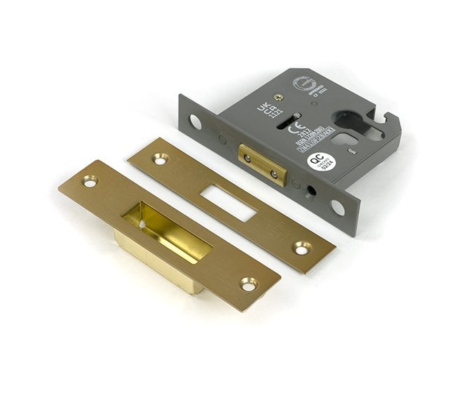 From The Anvil Euro Profile Mortice Dead Lock - Satin Brass