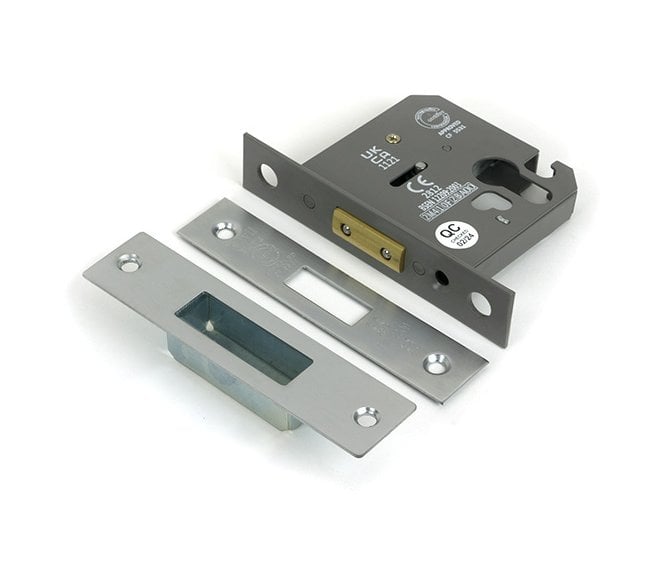 From The Anvil Euro Profile Mortice Dead Lock - Satin Chrome