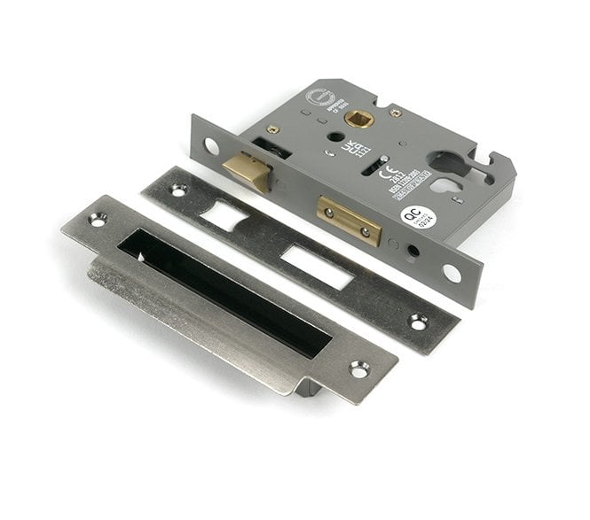 From The Anvil Euro Profile Mortice Sash Lock - Pewter