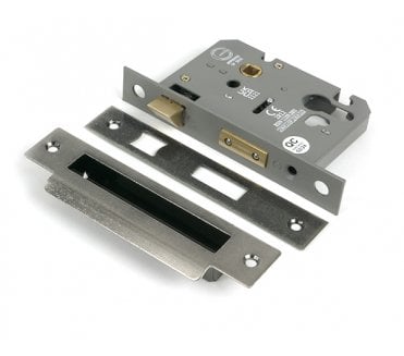 From The Anvil Euro Profile Mortice Sash Lock - Pewter
