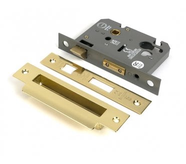 From The Anvil Euro Profile Mortice Sash Lock - Polished Brass