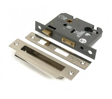 From The Anvil Euro Profile Mortice Sash Lock - Polished Nickel