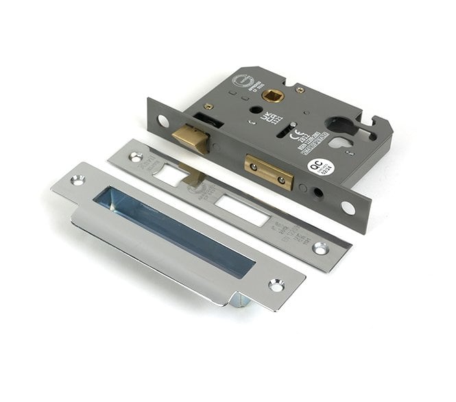 From The Anvil Euro Profile Mortice Sash Lock - Polished Stainless Steel