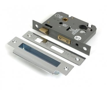 From The Anvil Euro Profile Mortice Sash Lock - Polished Stainless Steel