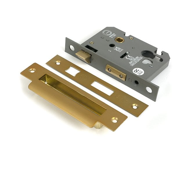 From The Anvil Euro Profile Mortice Sash Lock - Satin Brass