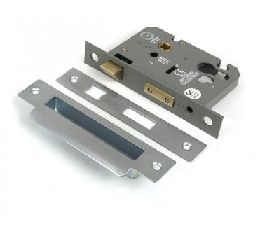 From The Anvil Euro Profile Mortice Sash Lock - Satin Chrome