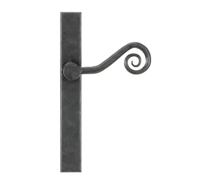 From The Anvil External Beeswax Monkeytail Slimline Lever Espag. Latch Set -RH