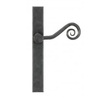 From The Anvil External Beeswax Monkeytail Slimline Lever Espag. Latch Set -RH