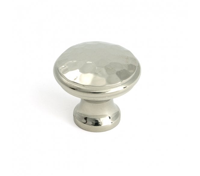 From The Anvil Hammered Cabinet Knobs - Polished Nickel