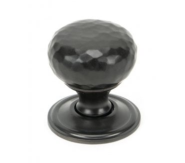 From The Anvil Hammered Mushroom Cabinet Knobs - Polished Bronze