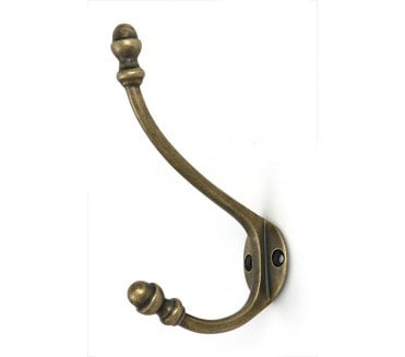 From The Anvil Hat & Coat Hook - Burnished Brass