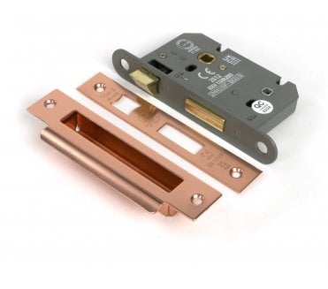 From The Anvil Heavy Duty Mortice Bathroom Lock - Polished Bronze