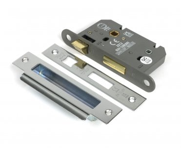 From The Anvil Heavy Duty Mortice Bathroom Lock - Polished Chrome