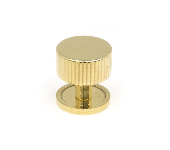 From The Anvil Judd Cabinet Knobs (Plain) - Polished Brass