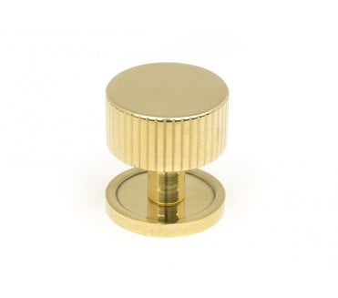 From The Anvil Judd Cabinet Knobs (Plain) - Polished Brass
