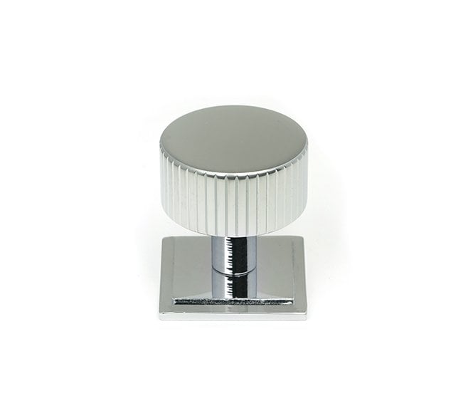 From The Anvil Judd Cabinet Knobs (Square) - Polished Chrome