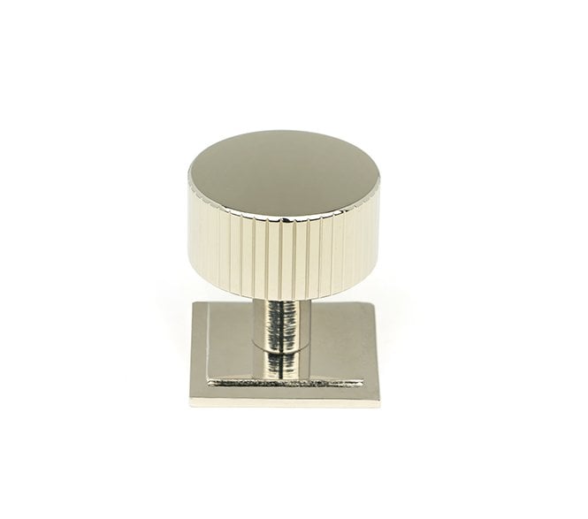 From The Anvil Judd Cabinet Knobs (Square) - Polished Nickel