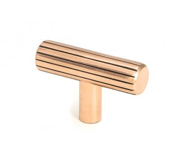 From The Anvil Judd T-Bar Cabinet Knobs - Polished Bronze