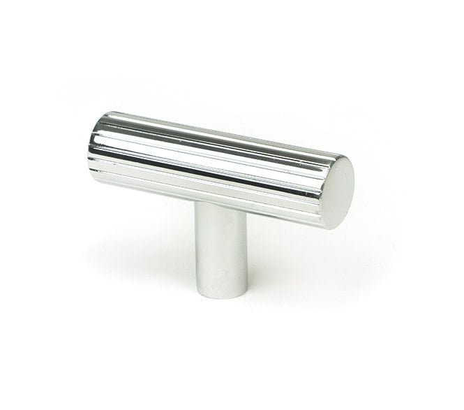 From The Anvil Judd T-Bar Cabinet Knobs - Polished Chrome