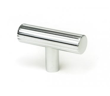 From The Anvil Judd T-Bar Cabinet Knobs - Polished Chrome