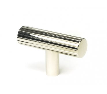 From The Anvil Judd T-Bar Cabinet Knobs - Polished Nickel