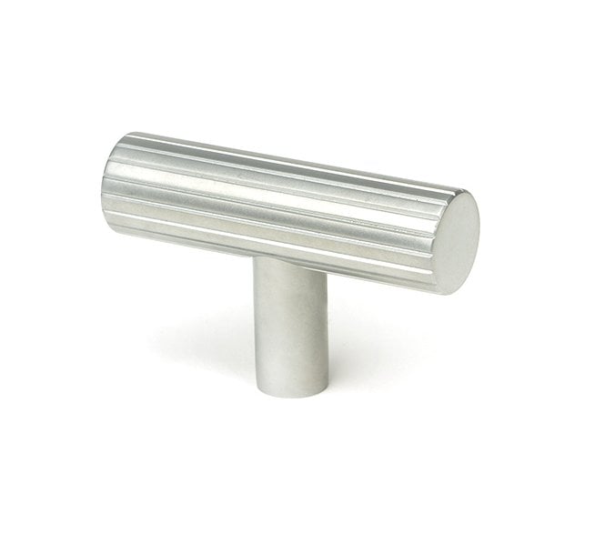 From The Anvil Judd T-Bar Cabinet Knobs - Satin Chrome