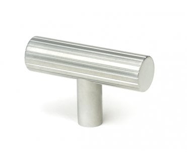 From The Anvil Judd T-Bar Cabinet Knobs - Satin Chrome