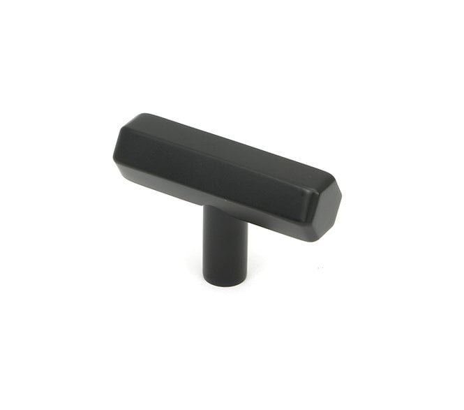 From The Anvil Kahlo T-Bar Cabinet Knobs - Matt Black