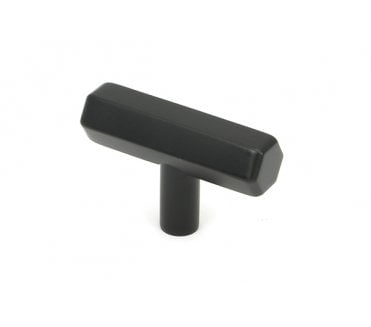 From The Anvil Kahlo T-Bar Cabinet Knobs - Matt Black
