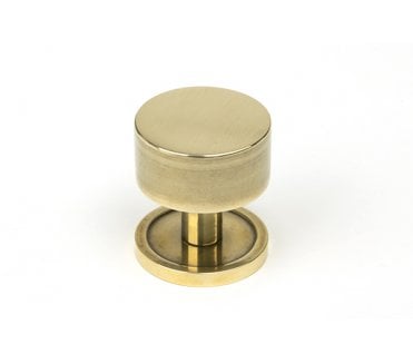 From The Anvil Kelso Cabinet Knobs (Plain) - Aged Brass