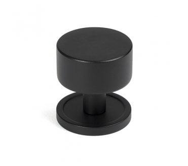 From The Anvil Kelso Cabinet Knobs (Plain) - Matt Black