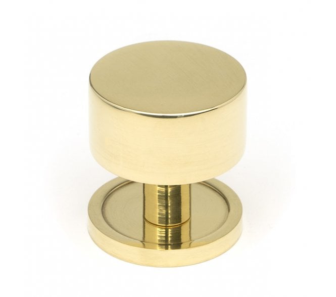 From The Anvil Kelso Cabinet Knobs (Plain) - Polished Brass