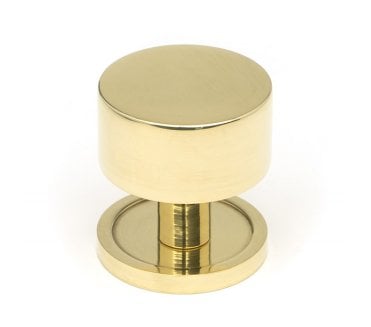 From The Anvil Kelso Cabinet Knobs (Plain) - Polished Brass