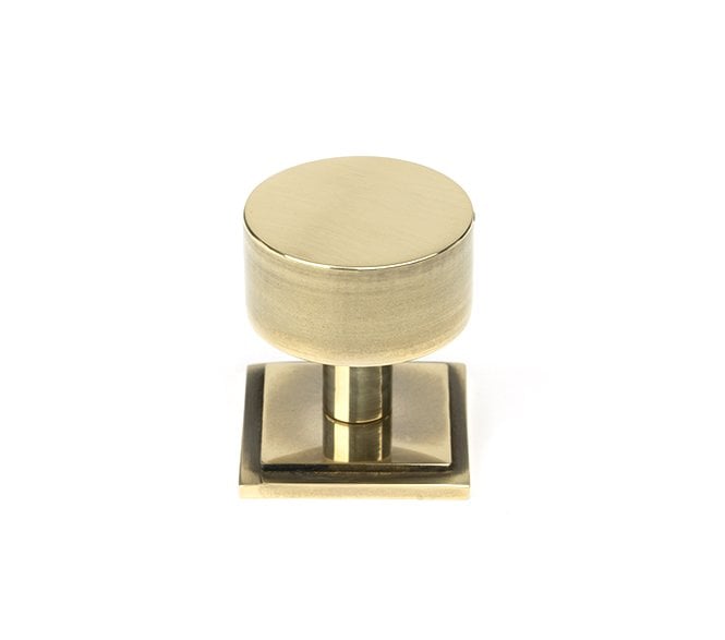 From The Anvil Kelso Cabinet Knobs (Square) - Aged Brass