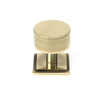 From The Anvil Kelso Cabinet Knobs (Square) - Aged Brass