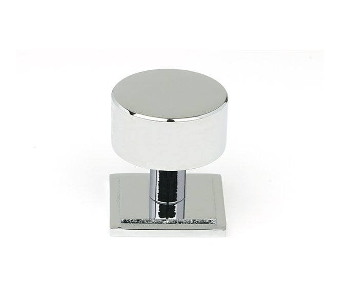 From The Anvil Kelso Cabinet Knobs (Square) - Polished Chrome