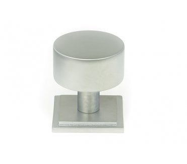 From The Anvil Kelso Cabinet Knobs (Square) - Satin Chrome