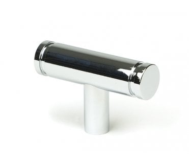 From The Anvil Kelso T-Bar Cabinet Knobs - Polished Chrome