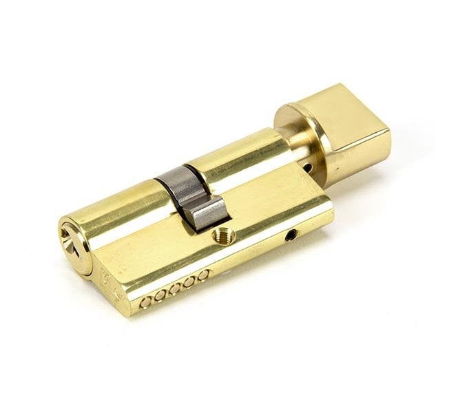 From The Anvil Lacquered Brass 30/30 Euro Cylinder/Thumbturn