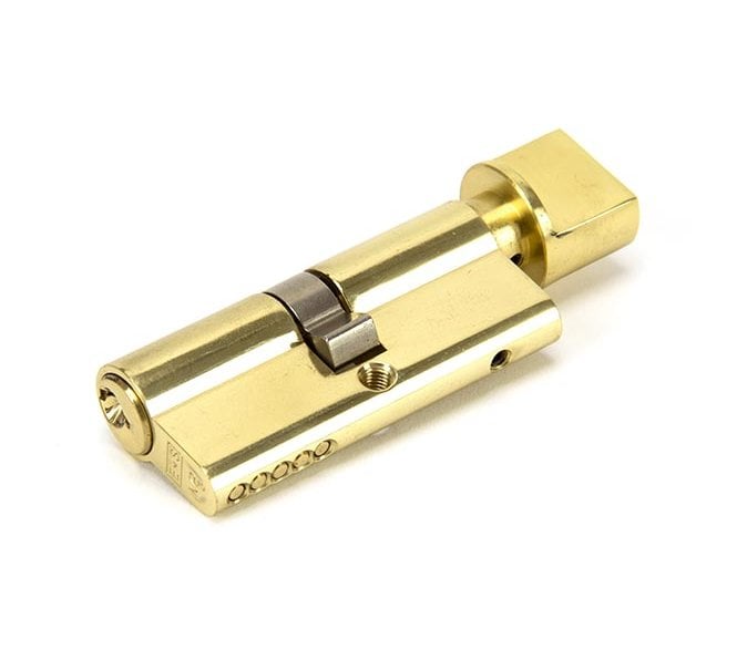 From The Anvil Lacquered Brass 35/35 Euro Cylinder/Thumbturn
