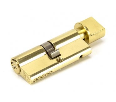 From The Anvil Lacquered Brass 35/35 Euro Cylinder/Thumbturn