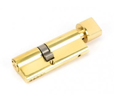 From The Anvil Lacquered Brass 35/45T 5pin Euro Cylinder/Thumbturn