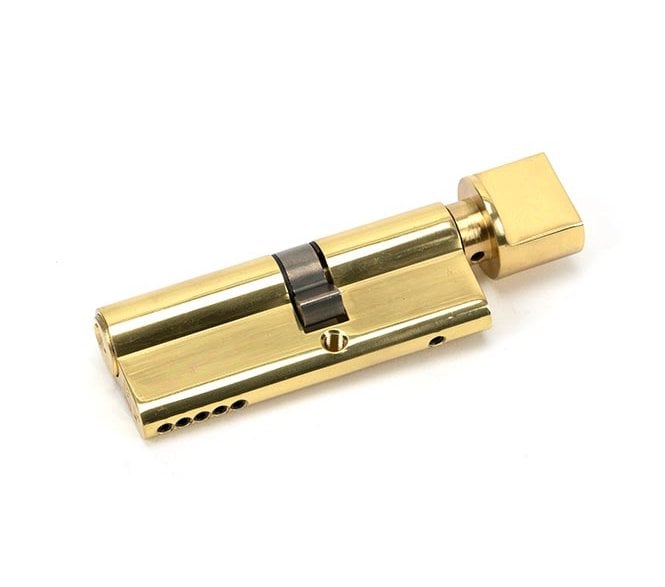 From The Anvil Lacquered Brass 35T/45 5pin Euro Cylinder/Thumbturn