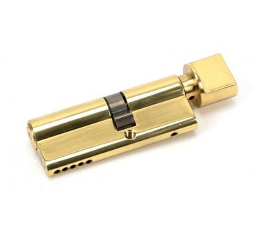 From The Anvil Lacquered Brass 35T/45 5pin Euro Cylinder/Thumbturn