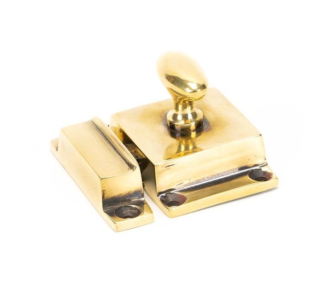 From The Anvil Luxury Cabinet Latch - Aged Brass