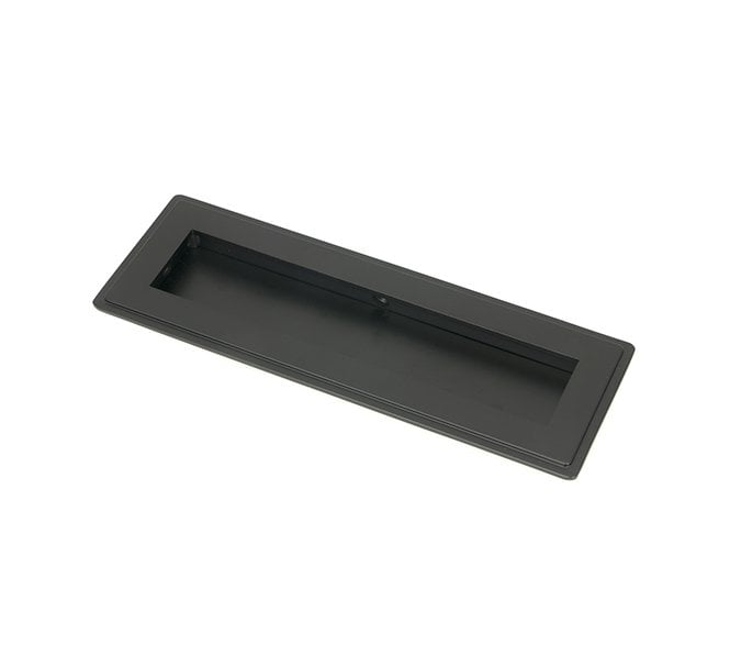 From The Anvil Matt Black 175mm Art Deco Rectangular Pull